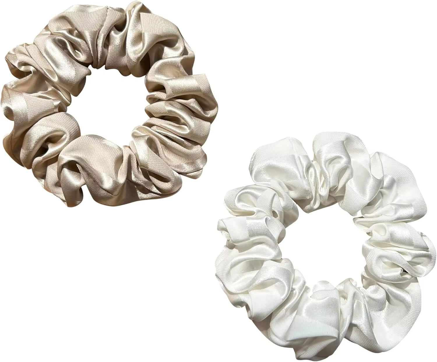 22 Momme 100% Natural Mulberry Silk Scrunchie 3.5Cm Elastic Hair Ties for Women Silk Scrunchie