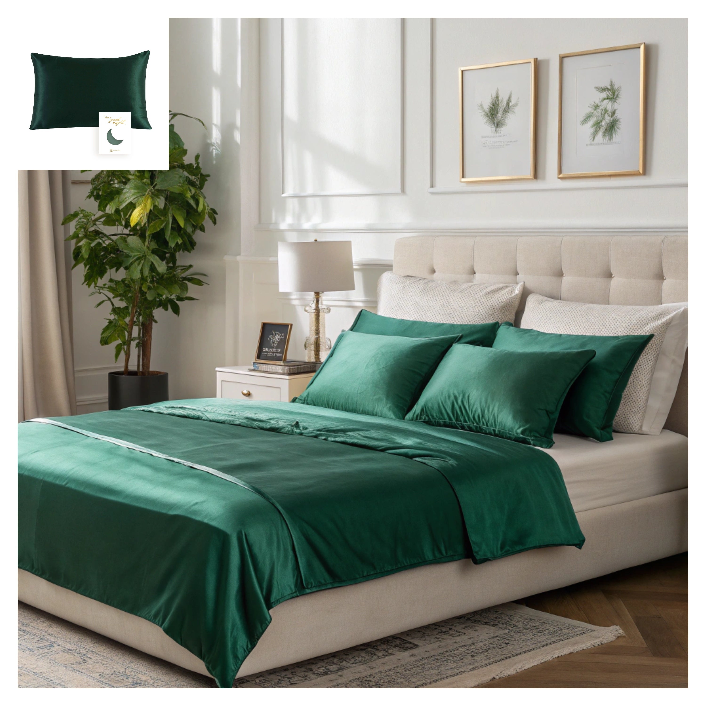 Örngott i 100 % Mullbärssilke