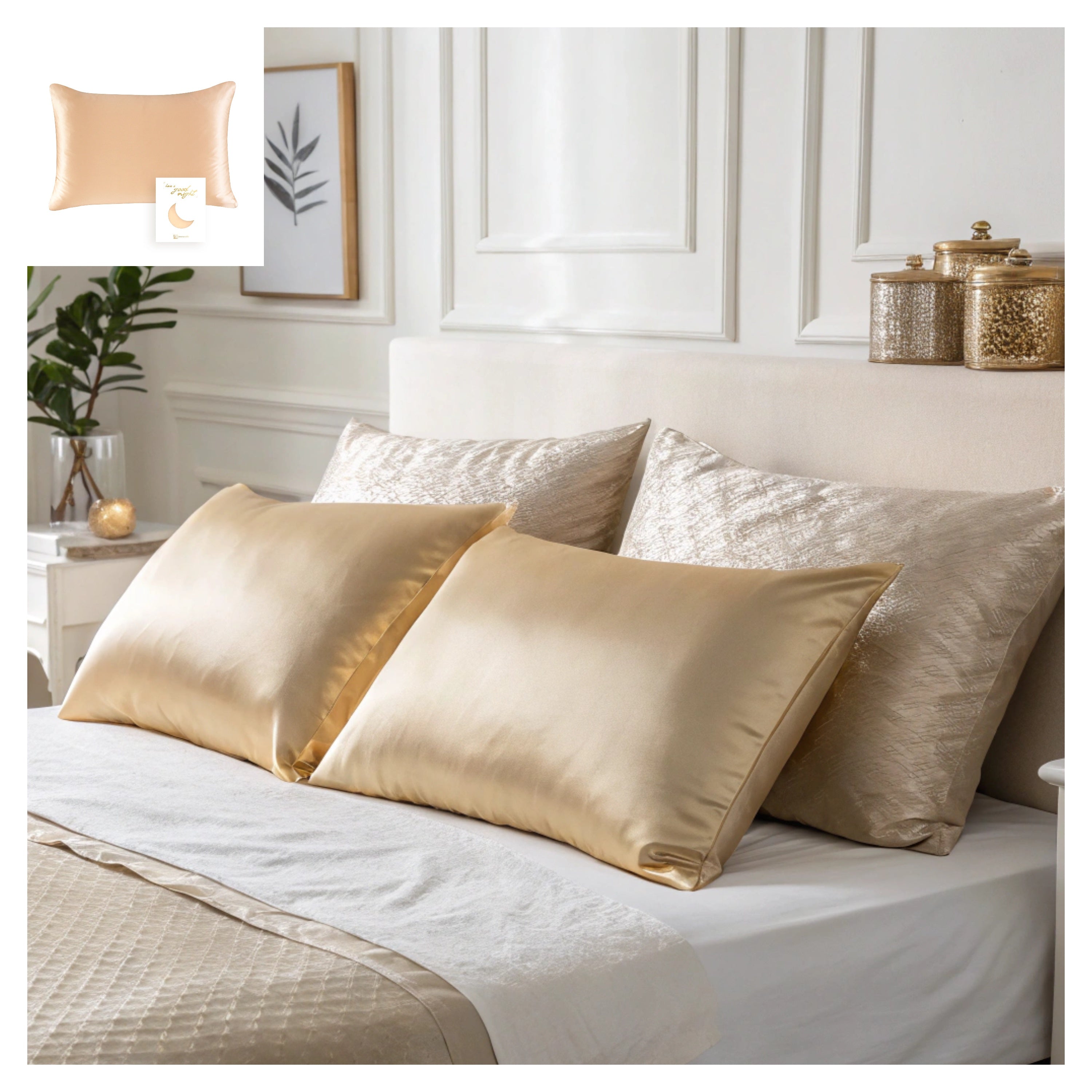 Örngott i 100 % Mullbärssilke