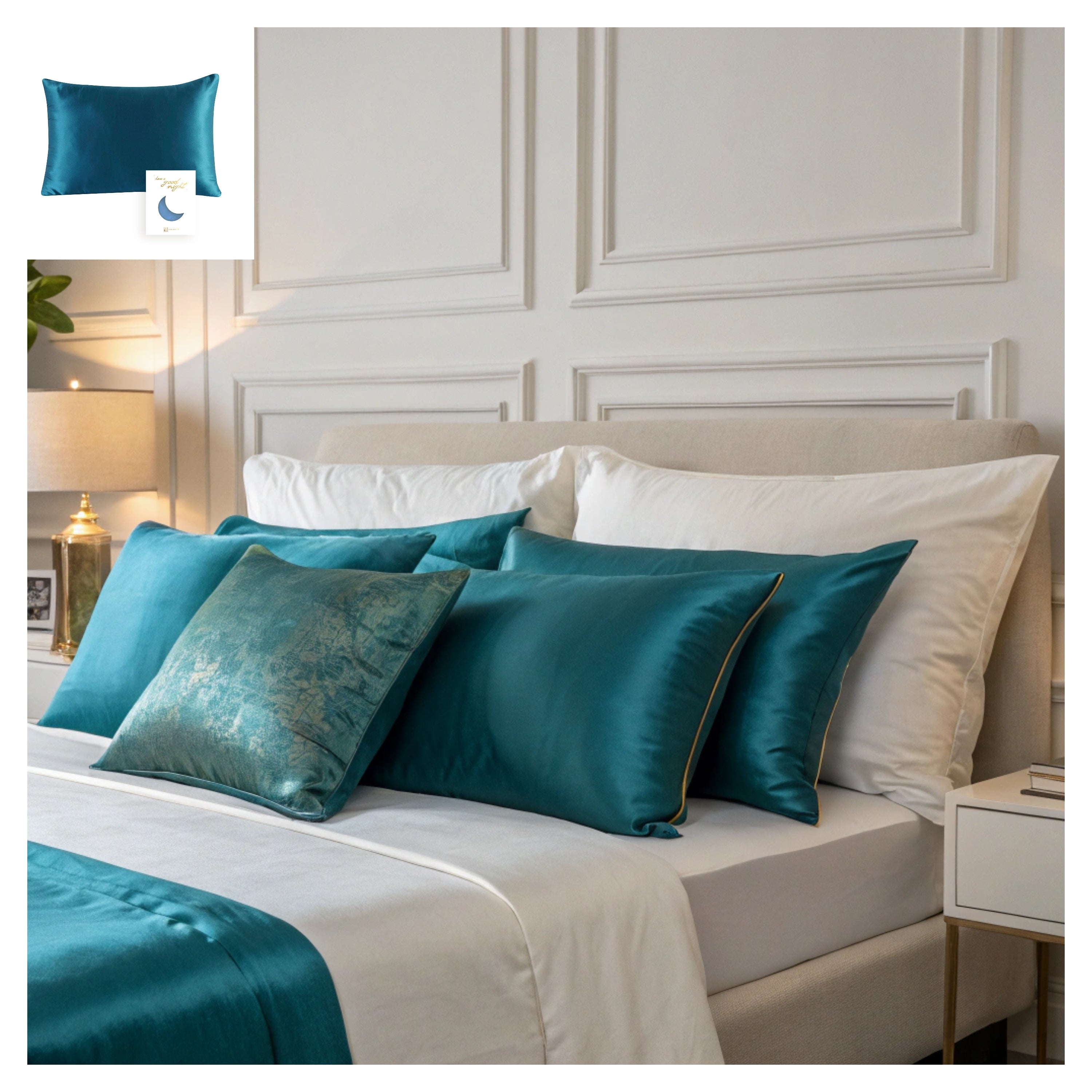 Örngott i 100 % Mullbärssilke