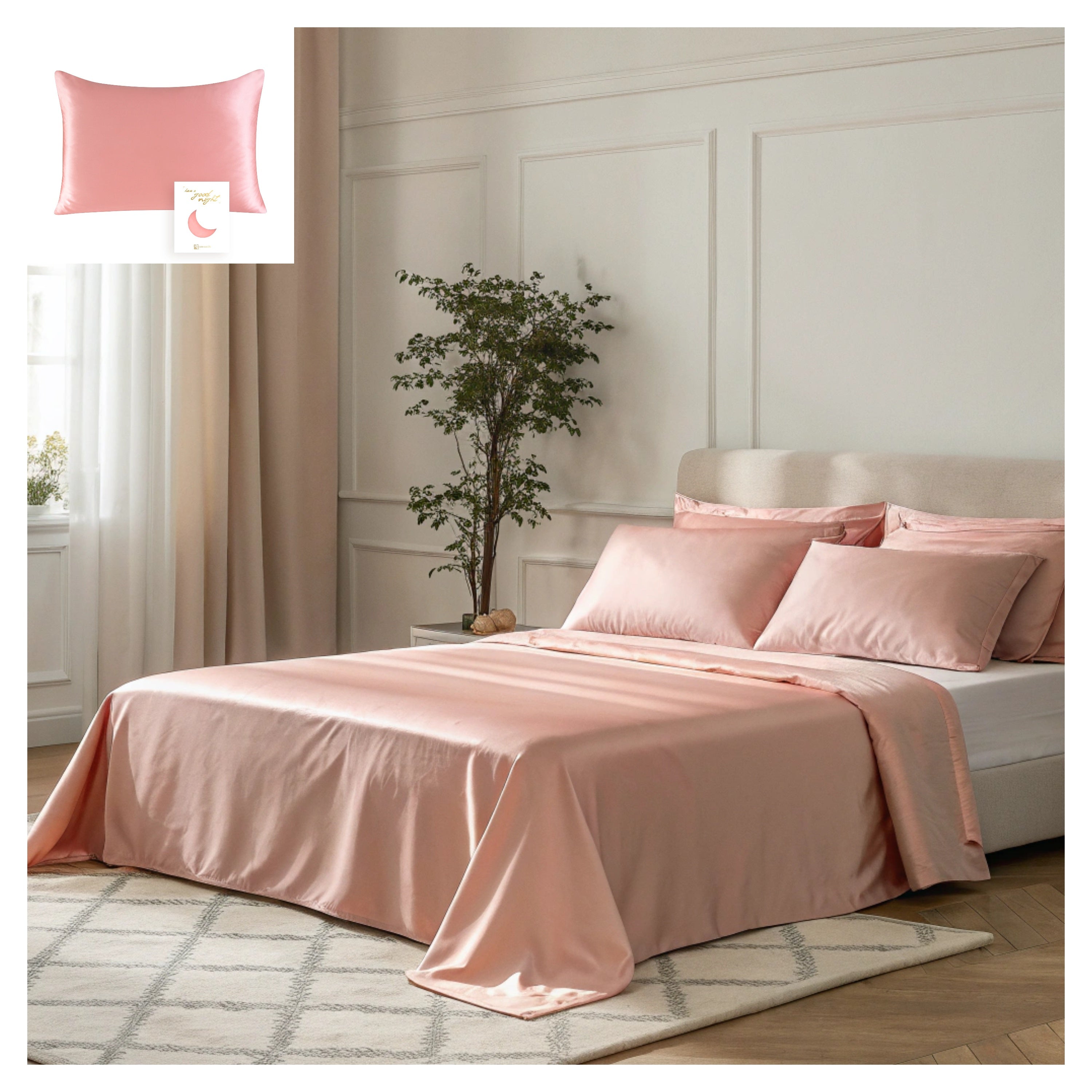 Örngott i 100 % Mullbärssilke