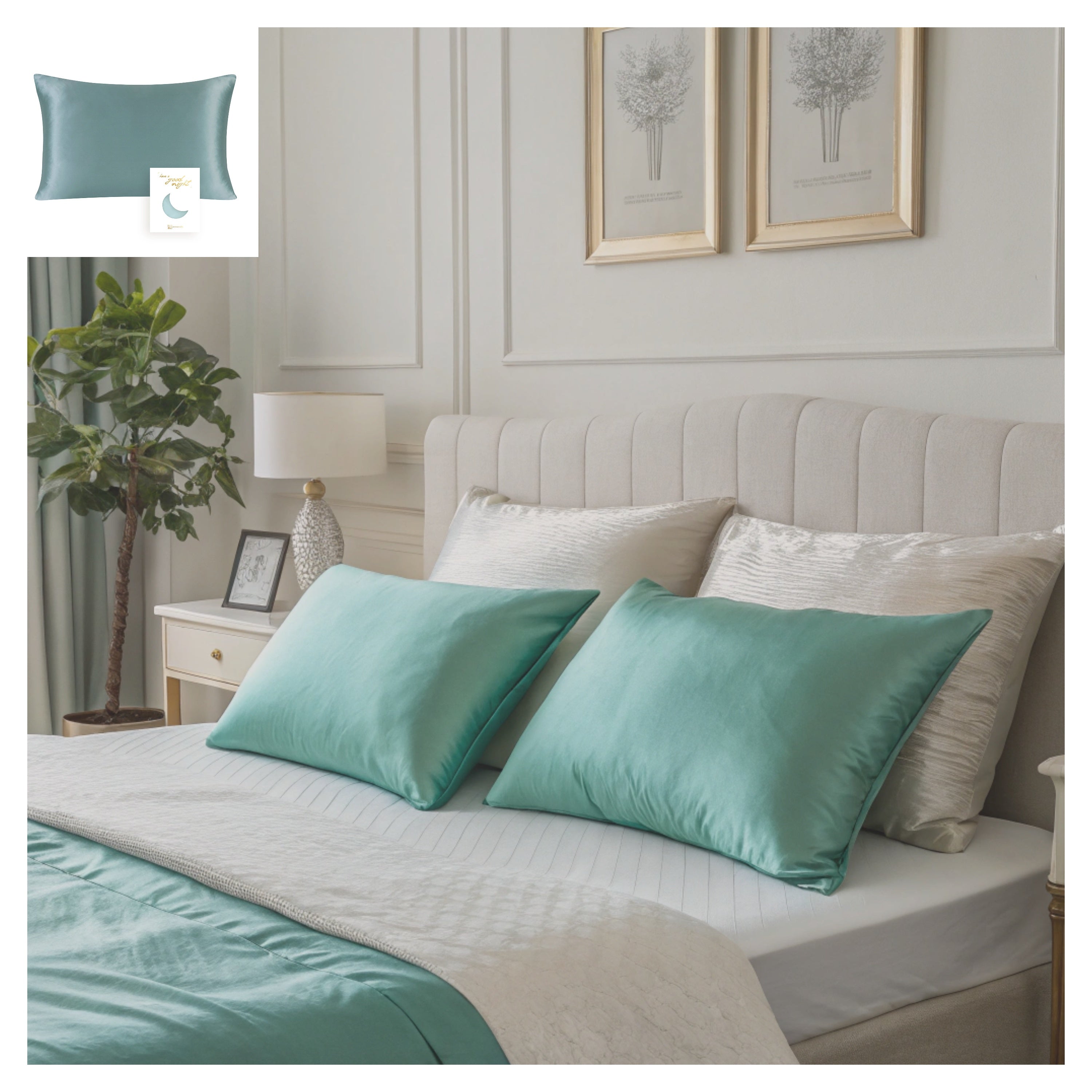 Örngott i 100 % Mullbärssilke