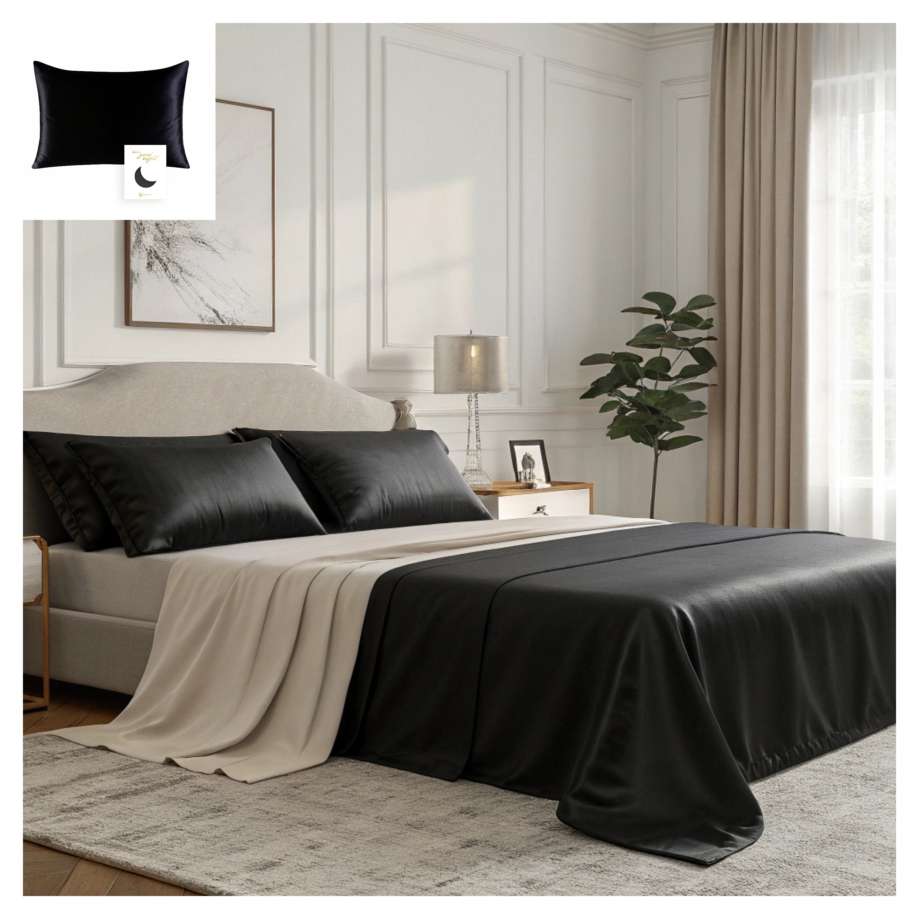 Örngott i 100 % Mullbärssilke