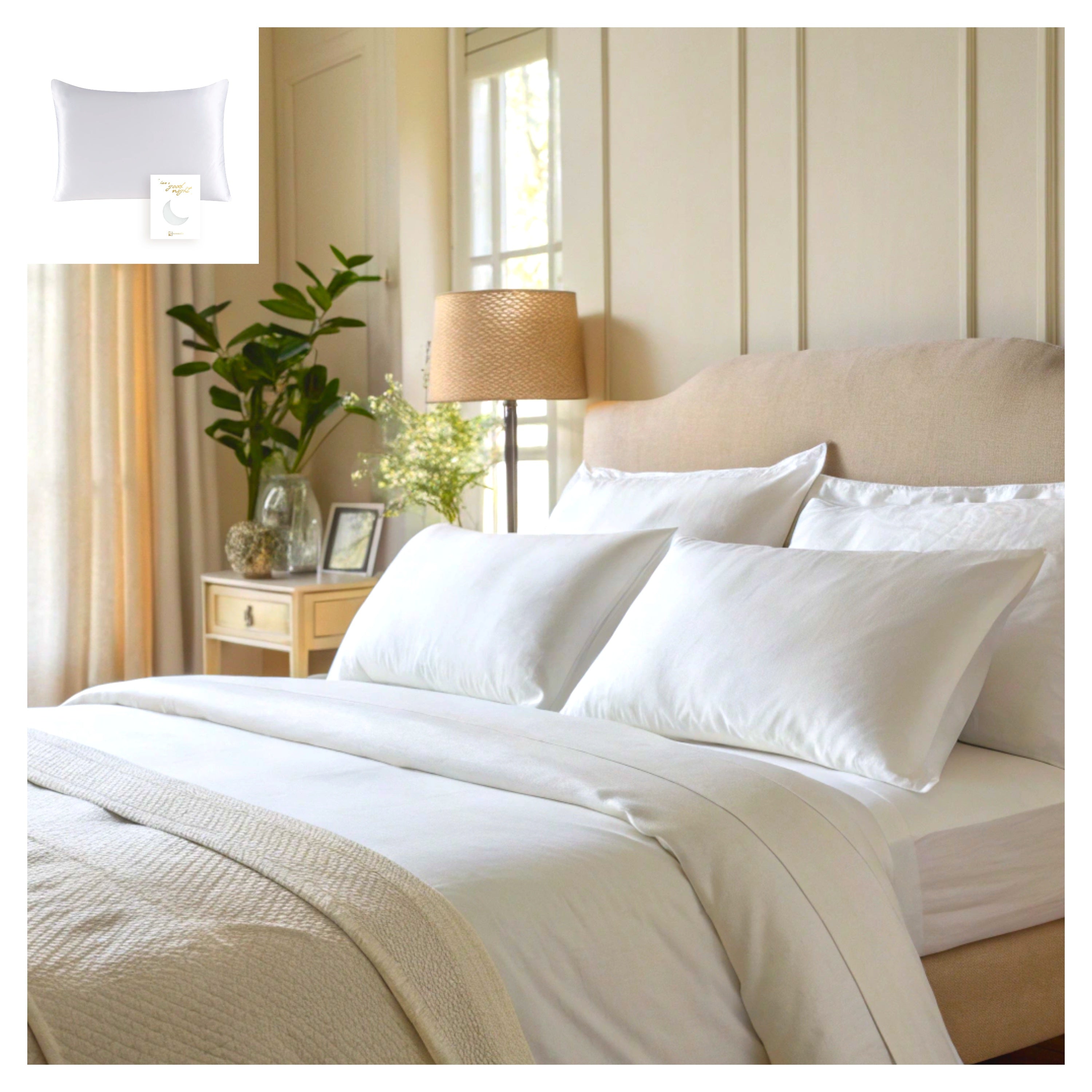 Örngott i 100 % Mullbärssilke